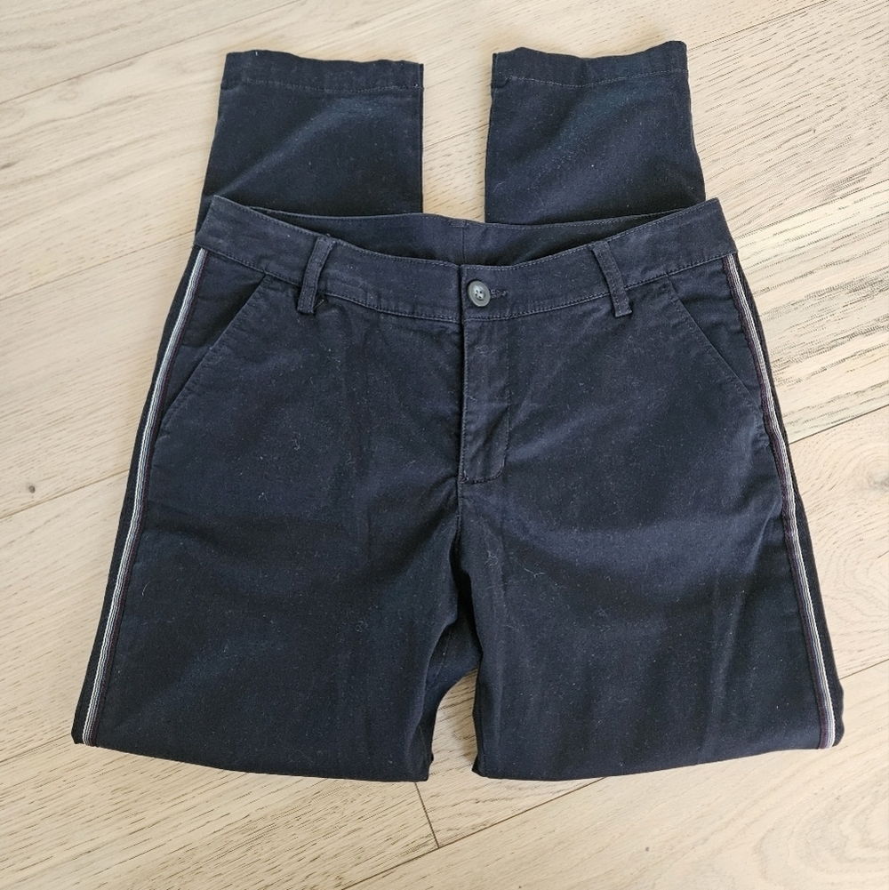 CAbi Black Trousers with Side Accents